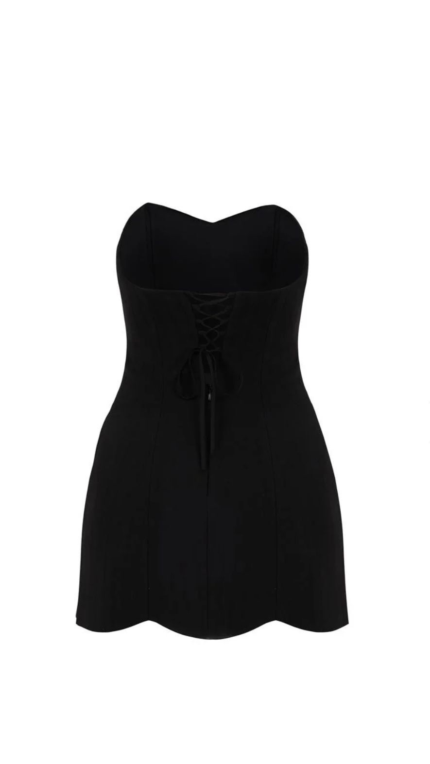 Velma Black Dress with Shiffon Skirt