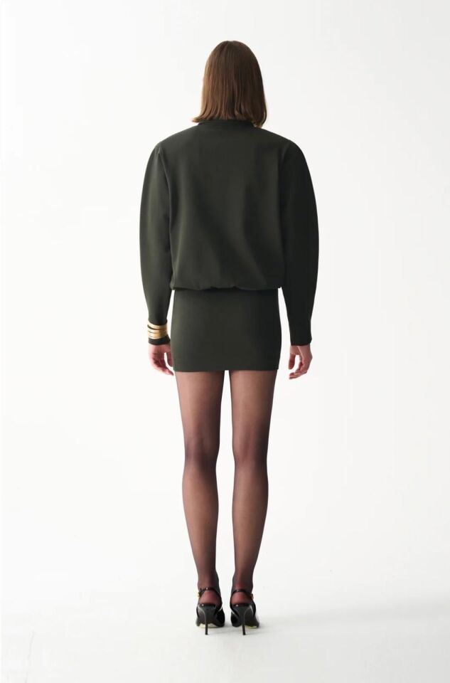 Lucky Elbise Koyu Yeşil