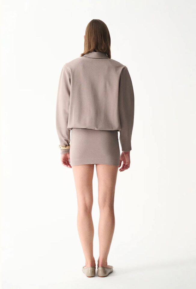 Lucky Elbise Taş Rengi