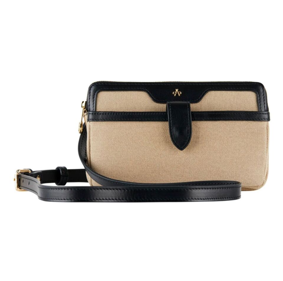 Tokyo Omuz Çantası Kanvas - Siyah