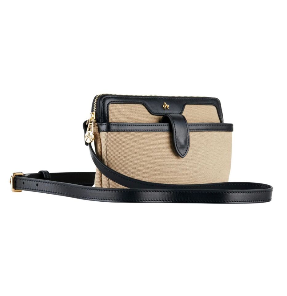 Tokyo Omuz Çantası Kanvas - Siyah