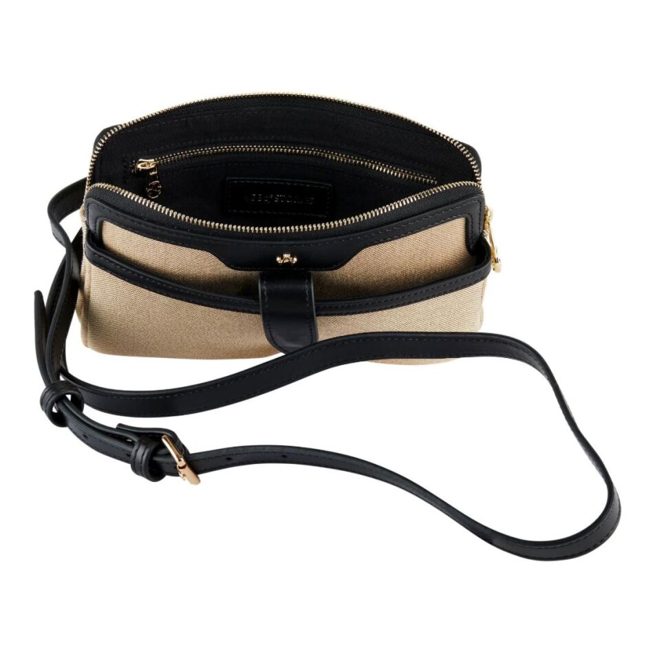 Tokyo Omuz Çantası Kanvas - Siyah