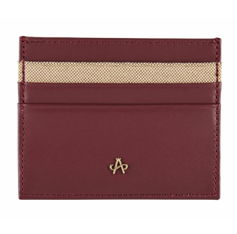Chicago Deri Kartlık - Bordo