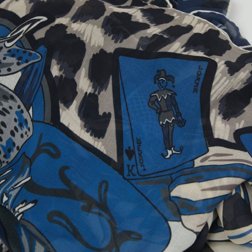 Maymun ve Leopar / Mavi