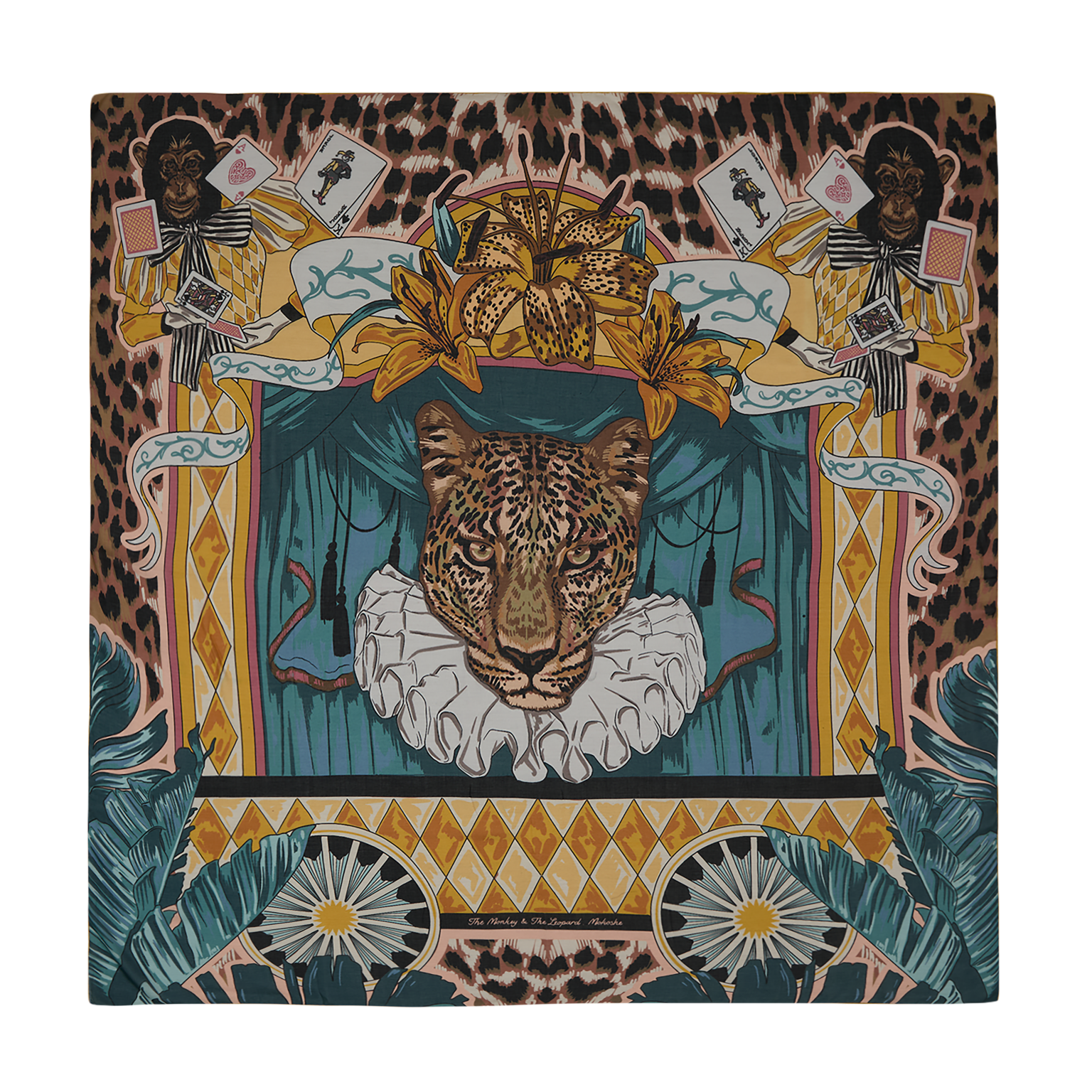 Maymun ve Leopar / Sarı