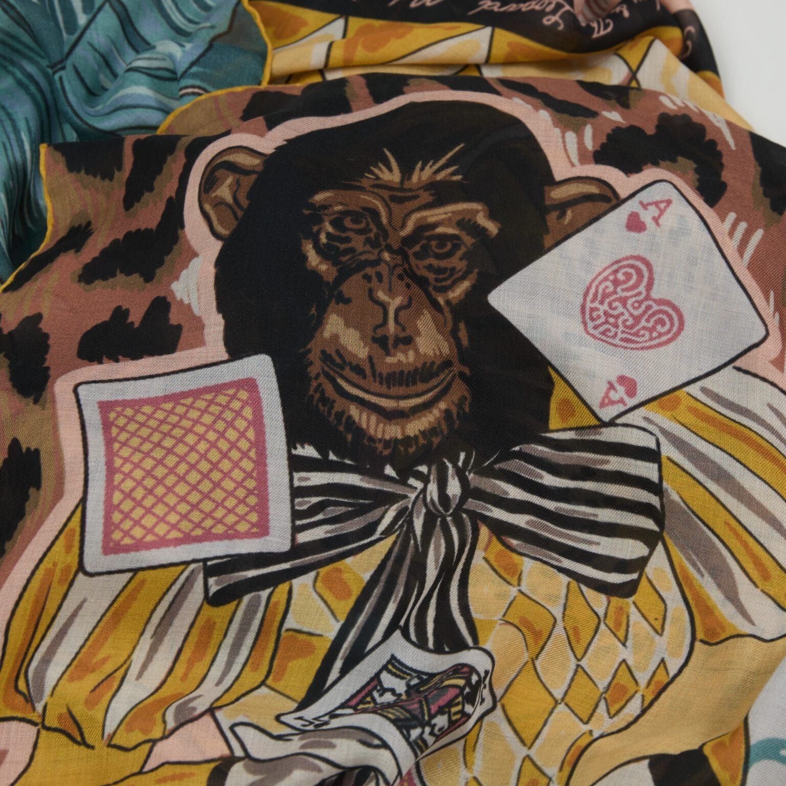 Maymun ve Leopar / Sarı