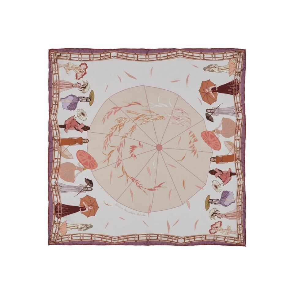 Söğütlerdeki Rüzgar / Pembe / 90x90