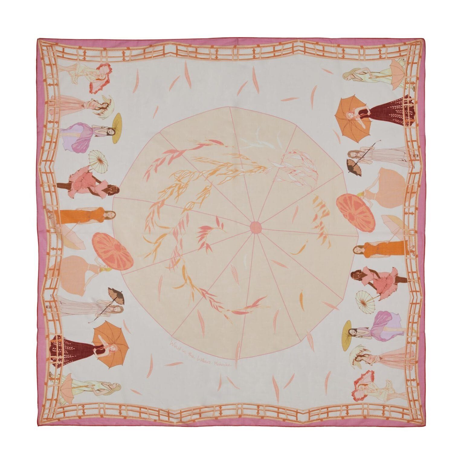 Söğütlerdeki Rüzgar / Pembe / 140x140