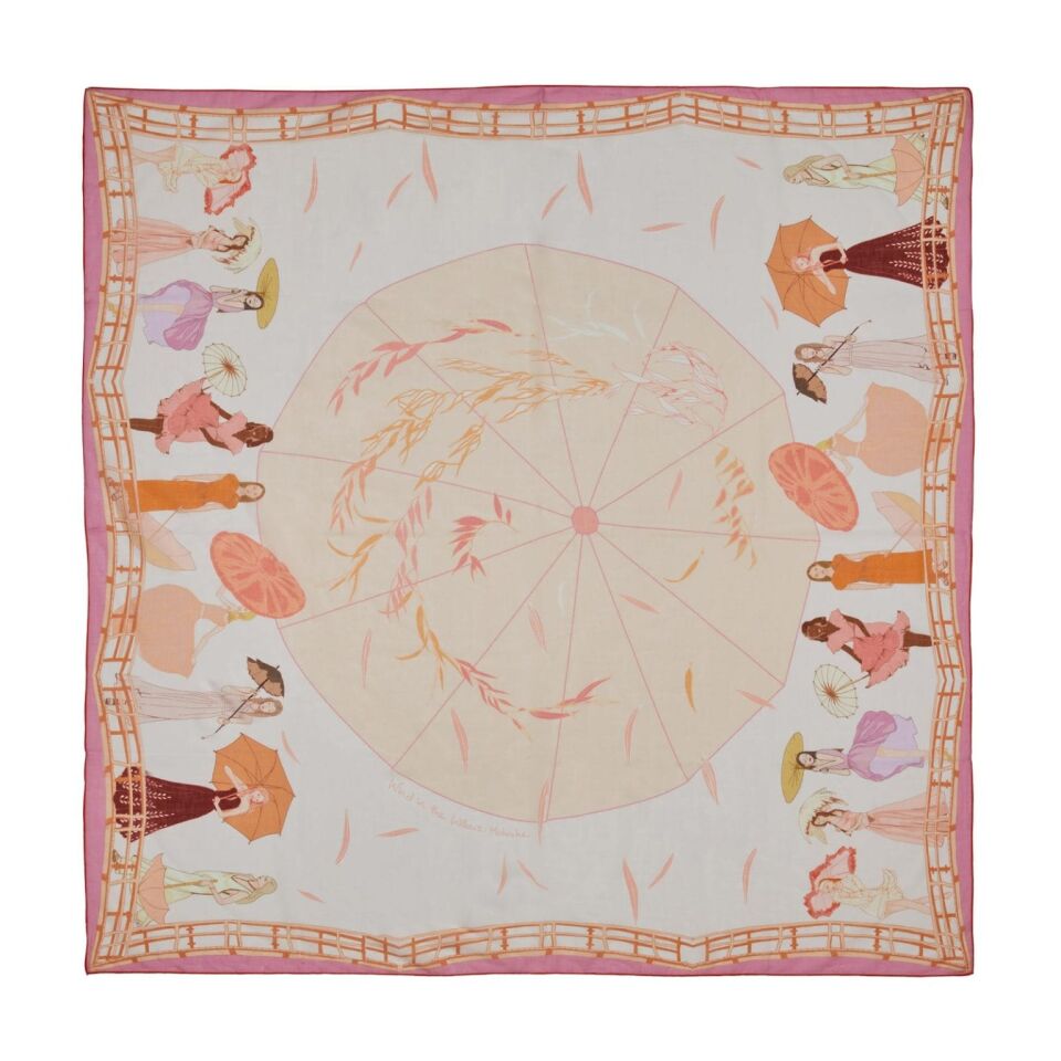 Söğütlerdeki Rüzgar / Pembe / 140x140