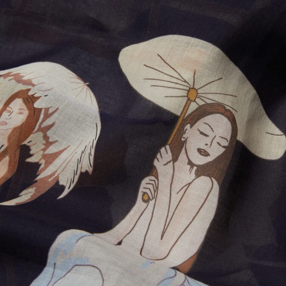 Söğütlerdeki Rüzgar / Mavi ve Altın / 140x140