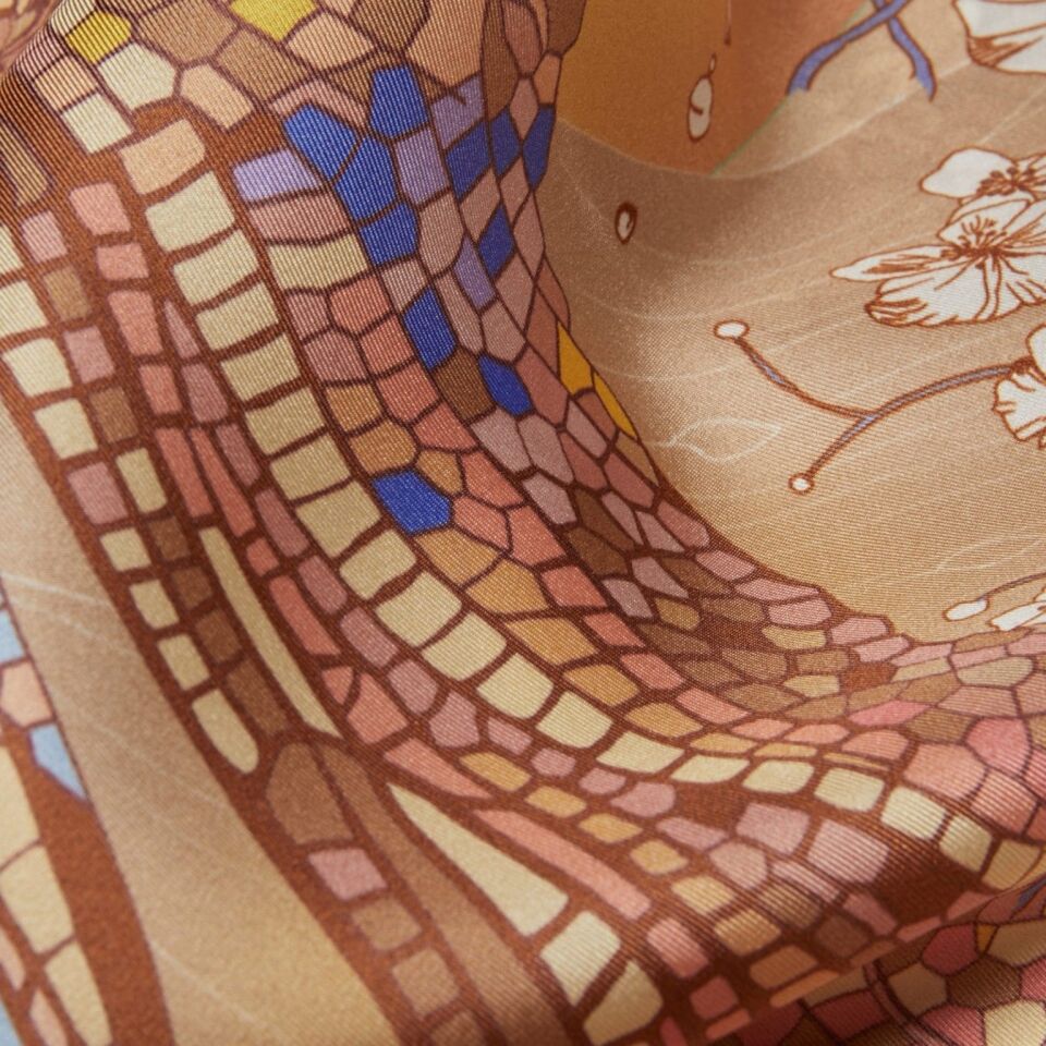 Kartopu / Sarı ve Altın / 50x50