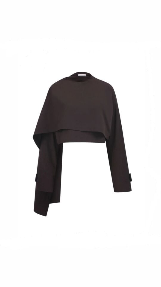 Gabrielle Coat With Scarf Detail