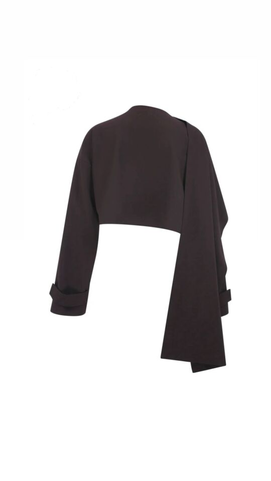 Gabrielle Coat With Scarf Detail