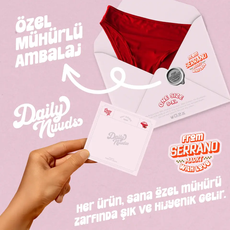 Daily Nuuds Cherry Red