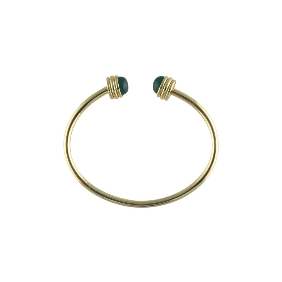 Ada Cuff Bracelet - Emerald