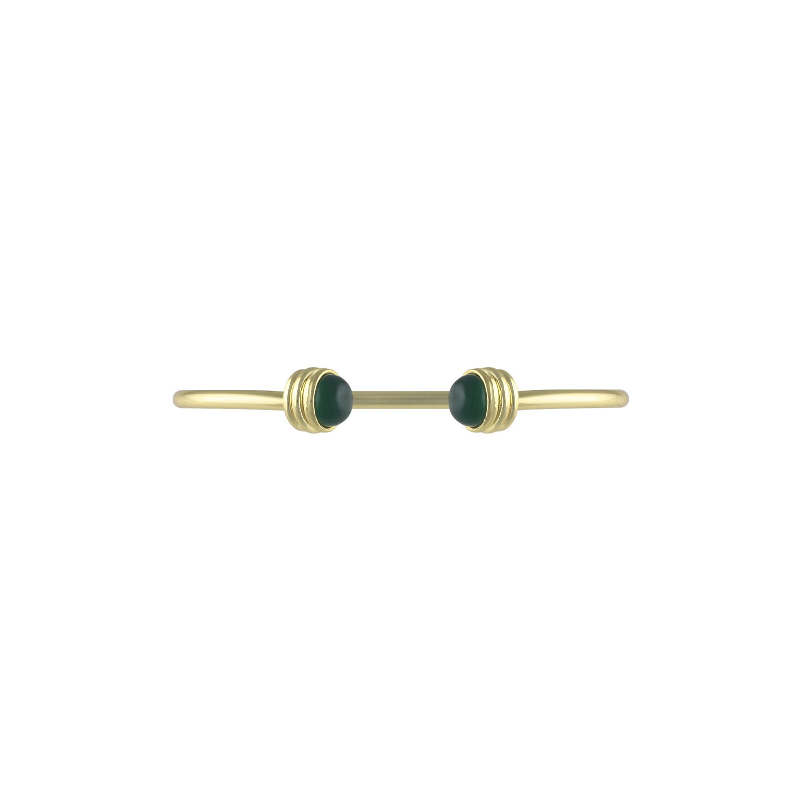 Ada Cuff Bracelet - Emerald