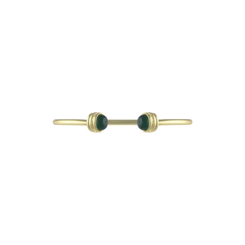 Ada Cuff Bracelet - Emerald