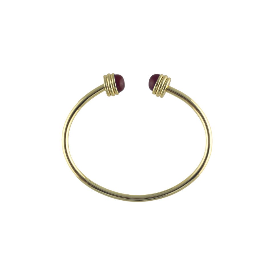 Ada Cuff Bracelet - Ruby