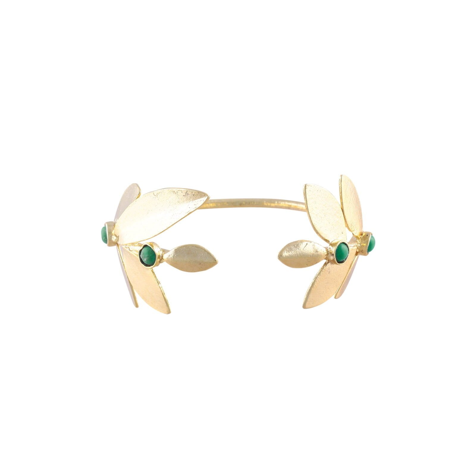 Gaia Cuff Bracelet Green