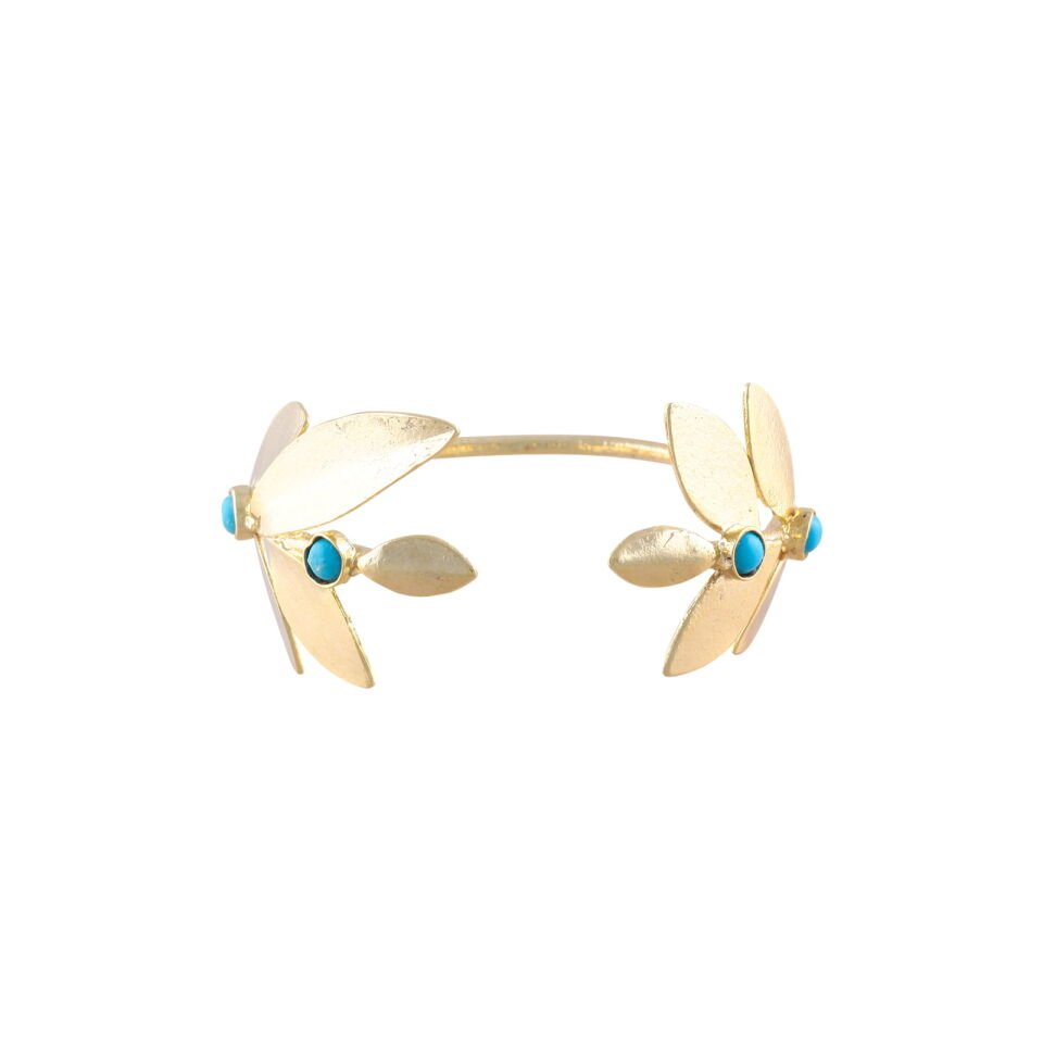 Gaia Cuff Bracelet Turquoise