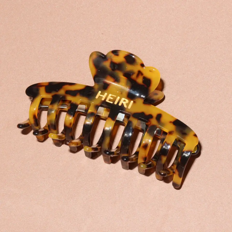 Fransız Kemik Toka Siyah Sarı