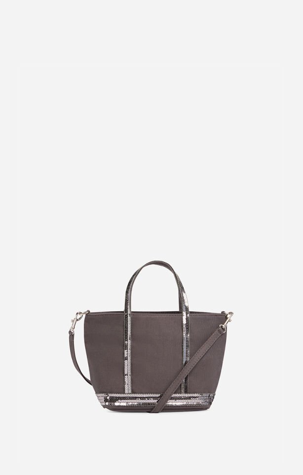 Kanvas Xs Fermuarlı Cabas Çanta Antrasit