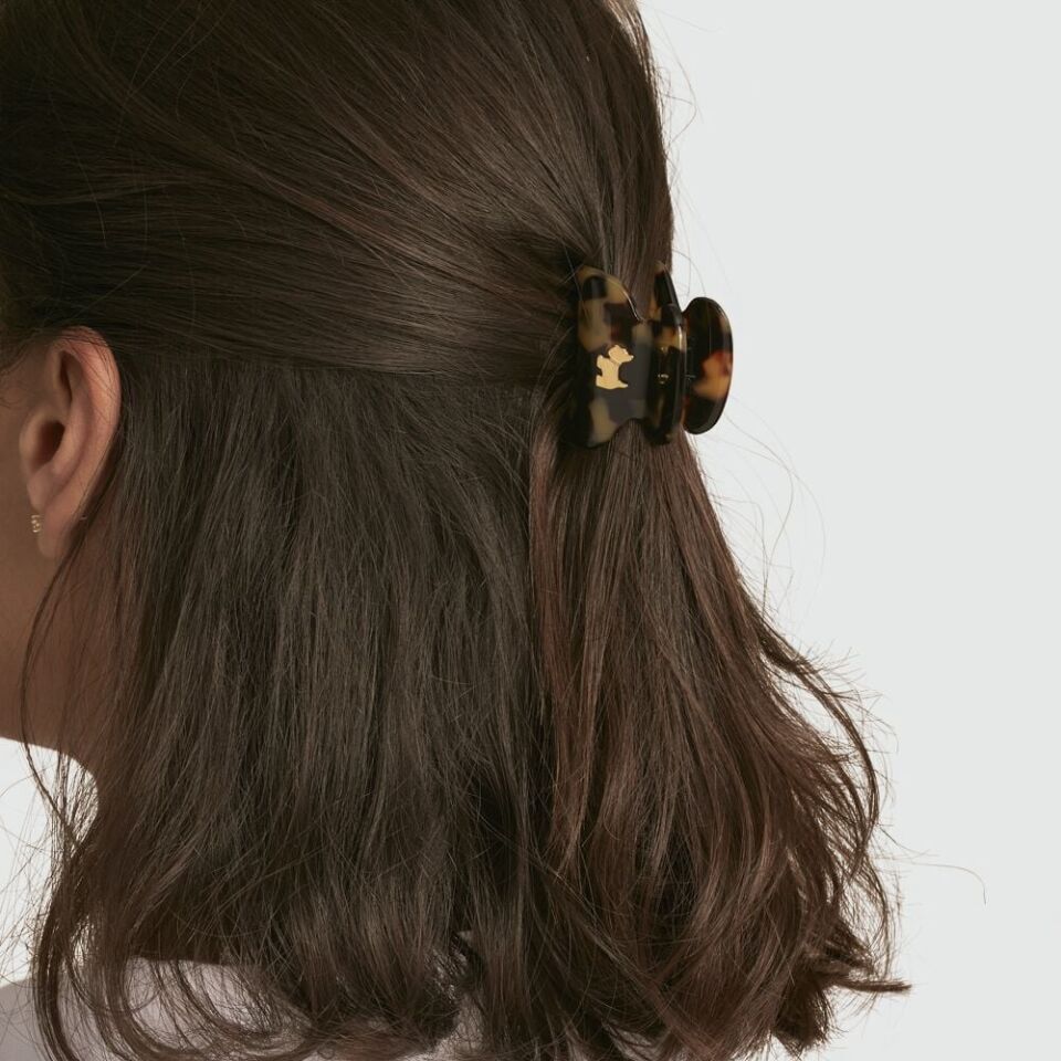 Hair Accessory Pince - Dark Tortoise