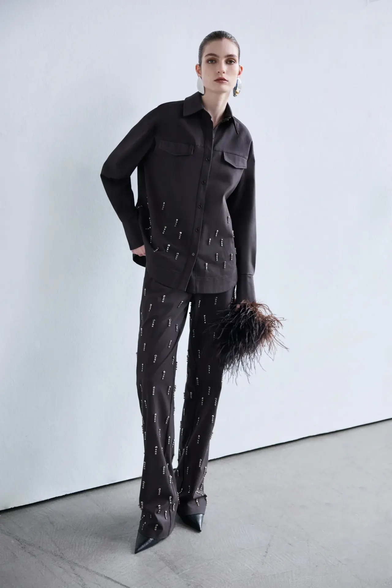 Cora - Embellished Trousers