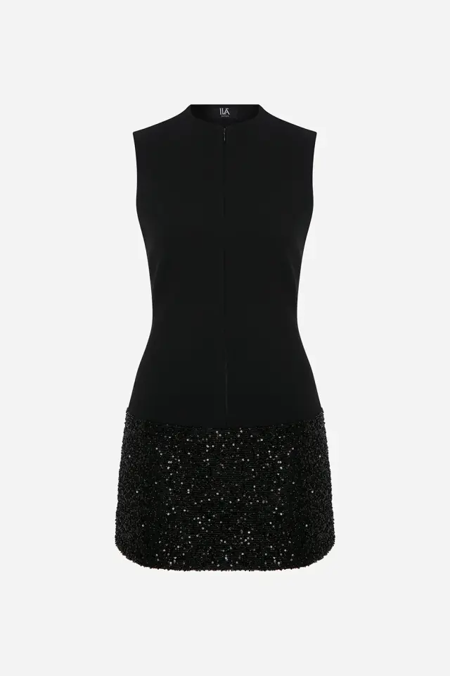 Nadia – Mini Dress With Sequin Detail