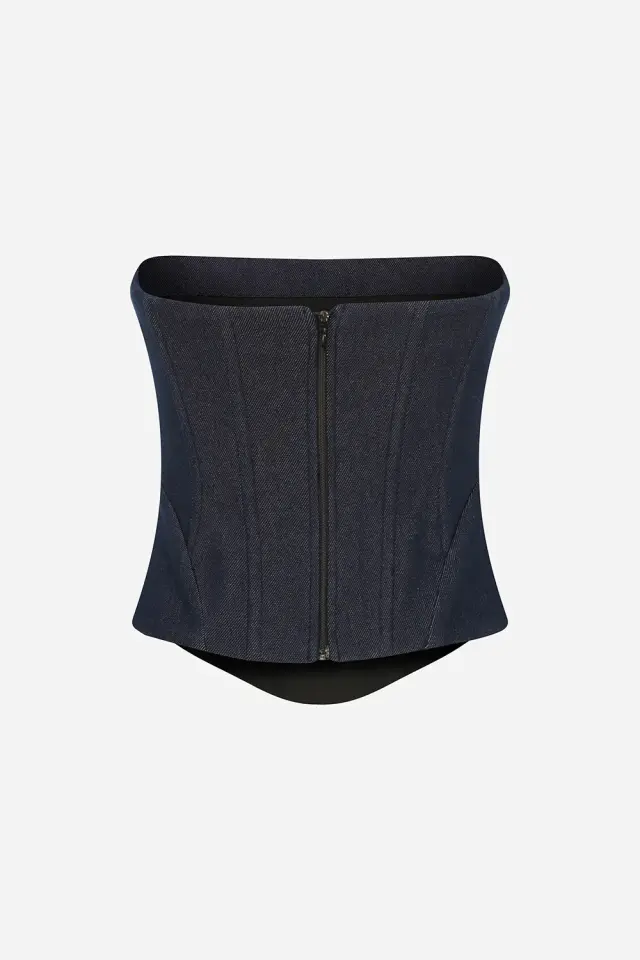 Eva – Denim Corset