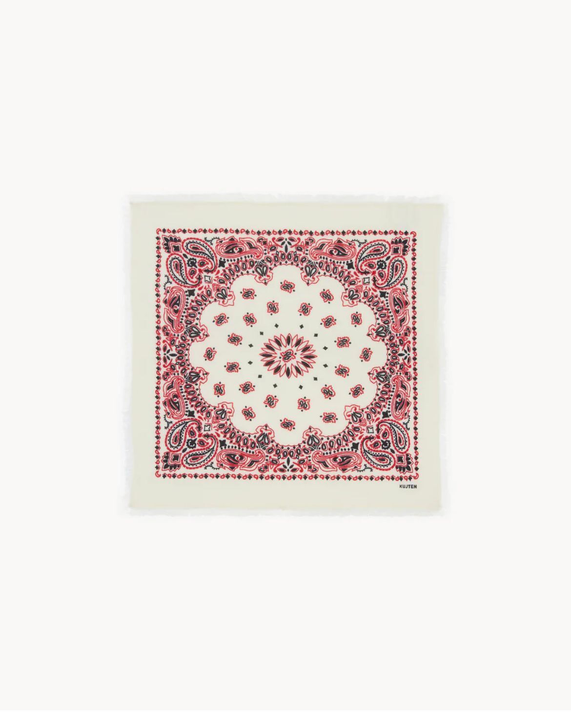 Small Bandana Hachi Western coral red