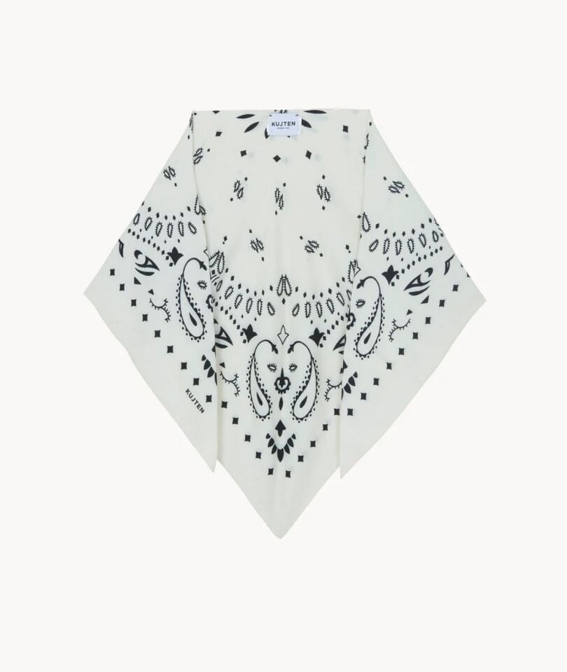 Small Bandana Tifa oats white