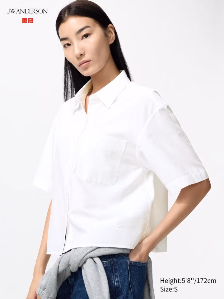 Oxford Boxy Shirt | Short Sleeve